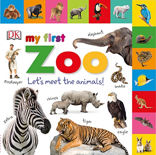 Book Cover My First Zoo: Let's Meet the Animals! (My First Tabbed Board Book)