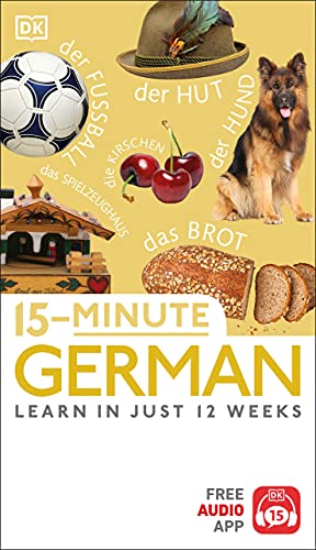 Book Cover 15-Minute German (DK 15-Minute Lanaguge Learning)