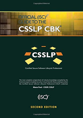 Book Cover Official (ISC)2 Guide to the CSSLP CBK ((ISC)2 Press)
