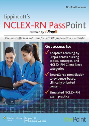 Book Cover Lippincott's NCLEX-RN PassPoint: Powered by PrepU (PREPU-PassPoint)