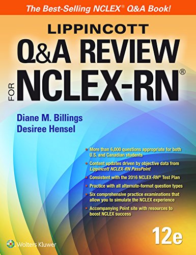 Book Cover Lippincott Q&A Review for NCLEX-RN (Lippincott's Review For NCLEX-RN) (Lippincott's Review For NCLEX-RN)