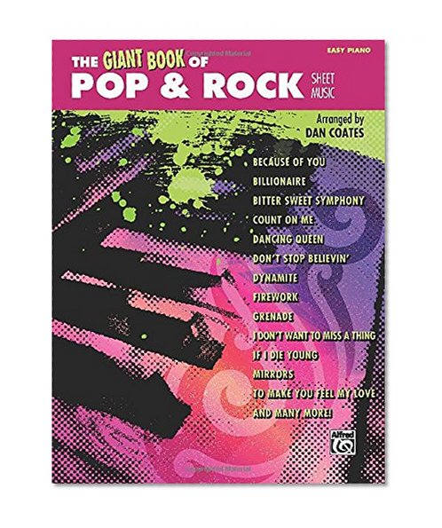 Book Cover The Giant Book of Pop & Rock Sheet Music: Easy Piano (Giant Book of Sheet Music)