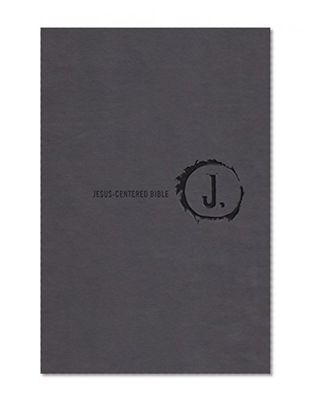 Book Cover Jesus-Centered Bible NLT, Charcoal