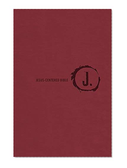 Book Cover Jesus-Centered Bible NLT, Cranberry