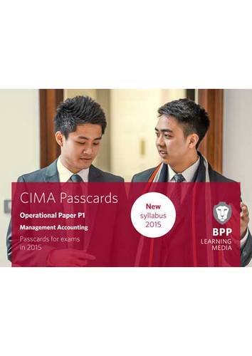 CIMA P1 Management Accounting: Operational paper P1: Passcards