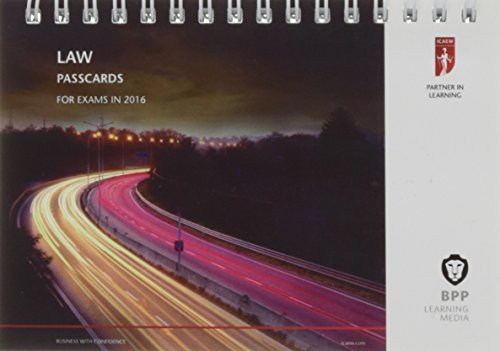 ICAEW Law: Passcards