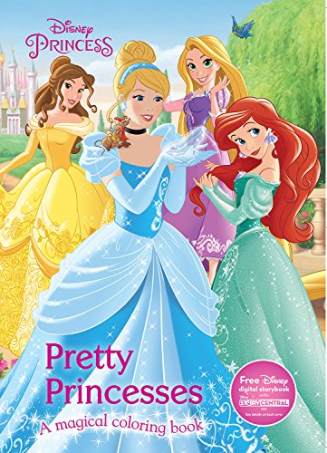 Book Cover Pretty Princesses Coloring Book (Disney Princess) (Color Fun!)