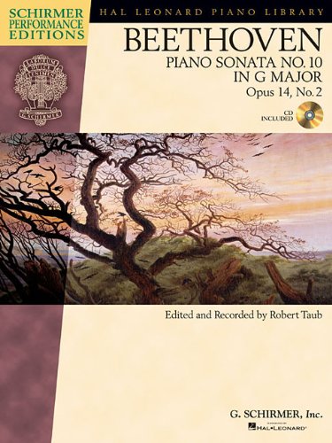Book Cover Beethoven: Piano Sonata No. 10 in G Major, Opus 14, No. 2 (Schirmer Performance Editions)