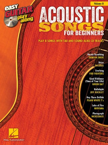 Acoustic Songs for Beginners: Easy Guitar Play-Along Volume 8 (Easy Guitar Play-Along (Numbered))