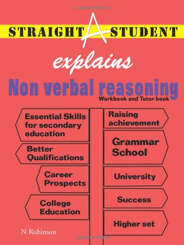 Straight a Student Explains Non Verbal Reasoning