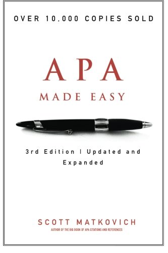 Book Cover APA Made Easy