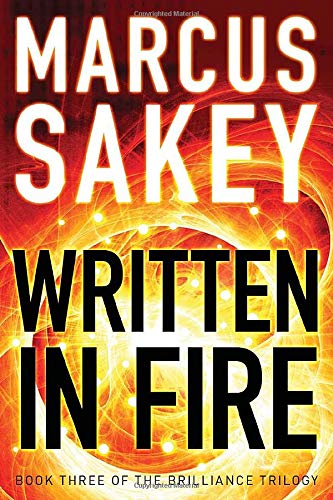 Book Cover Written in Fire (The Brilliance Trilogy)