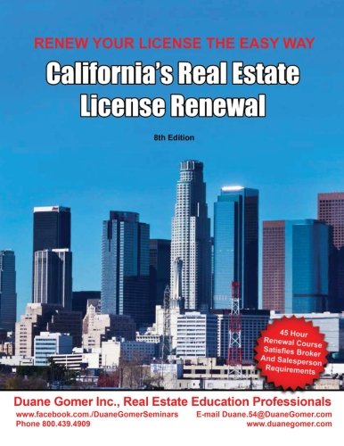 California's Real Estate License Renewal (Volume 7)