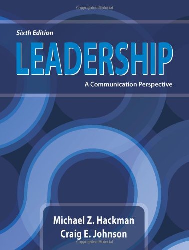 Book Cover Leadership: A Communication Perspective, Sixth Edition