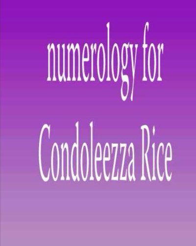 Numerology for Condoleezza Rice