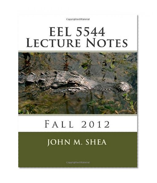 EEE 5544 Lecture Notes