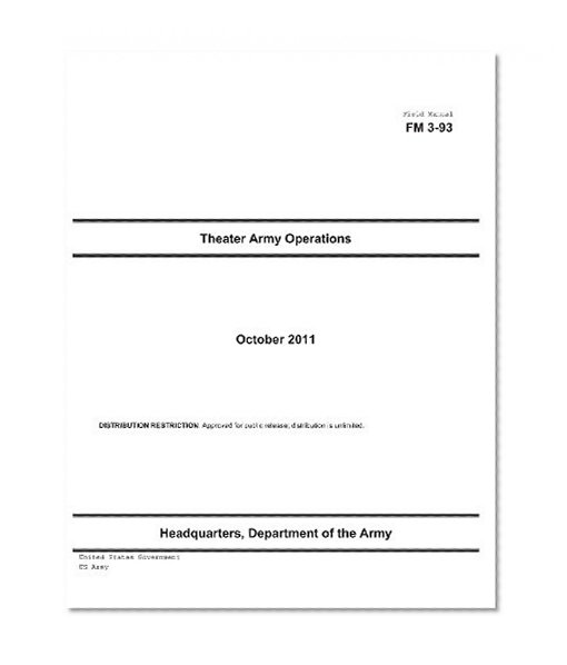 Field Manual FM 3-93 Theater Army Operations October 2011