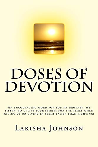 Book Cover Doses Of Devotion: A little encouragement for you my brother, my sister!