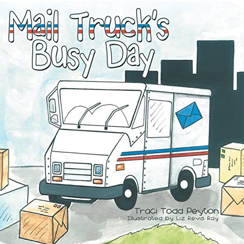 Book Cover Mail Truck's Busy Day