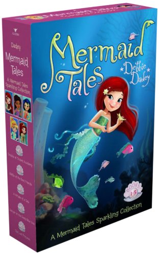 Book Cover A Mermaid Tales Sparkling Collection (Boxed Set): Trouble at Trident Academy; Battle of the Best Friends; A Whale of a Tale; Danger in the Deep Blue Sea; The Lost Princess