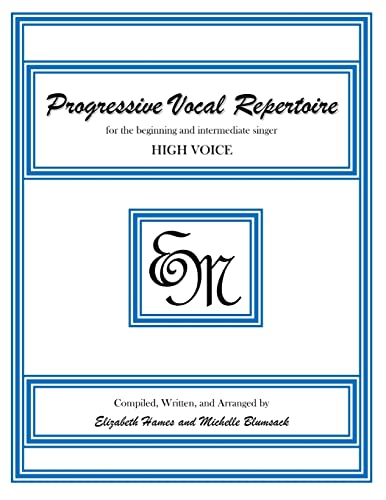 Book Cover Progressive Vocal Repertoire (High Voice): for the beginning and intermediate singer