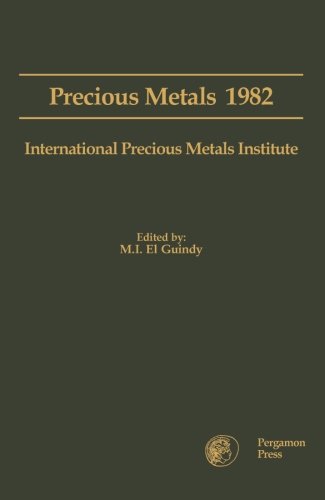 Precious Metals 1982: Proceedings of the Sixth International Precious Metals Institute Conference, Held in Newport Beach, California, June 7 - 11, 1982