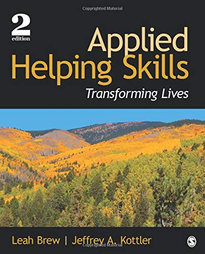 Book Cover Applied Helping Skills: Transforming Lives