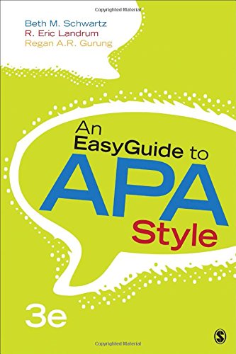 Book Cover An EasyGuide to APA Style (EasyGuide Series)