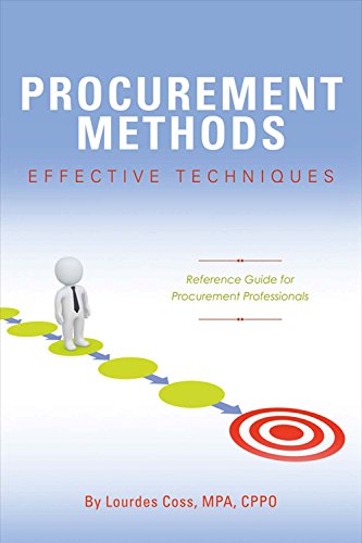 Book Cover Procurement Methods: Effective Techniques: Reference Guide for Procurement Professionals