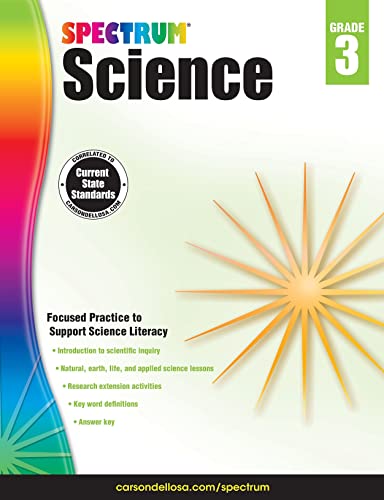 Book Cover Spectrum Science, Grade 3