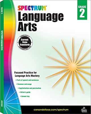 Book Cover Spectrum Language Arts, Grade 2