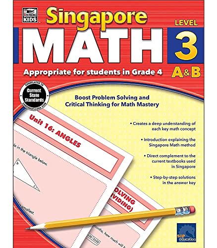 Book Cover Singapore Math, Grade 4