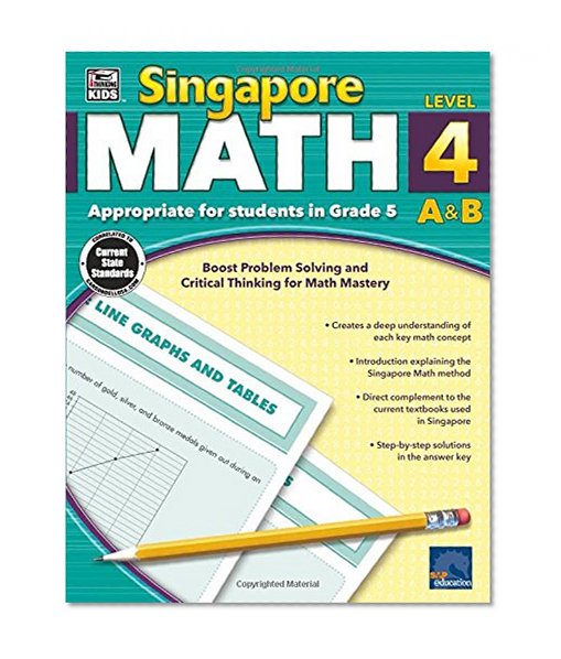 Book Cover Singapore Math, Grade 5