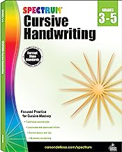 Book Cover Spectrum Cursive Handwriting, Grades 3 - 5