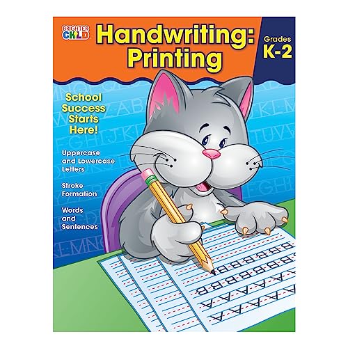 Book Cover Handwriting: Printing Workbook (Brighter Child: Grades K-2)