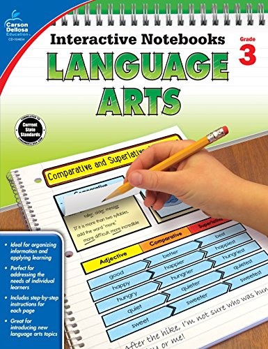 Book Cover Language Arts, Grade 3 (Interactive Notebooks)