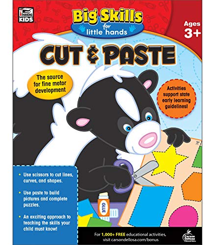 Book Cover Cut & Paste, Ages 3 - 5 (Big Skills for Little Hands#174;)