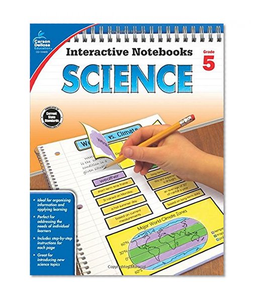 Book Cover Science, Grade 5 (Interactive Notebooks)