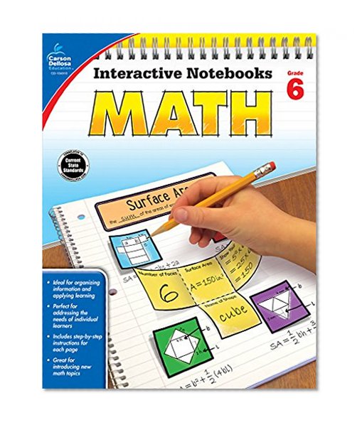 Book Cover Math, Grade 6 (Interactive Notebooks)