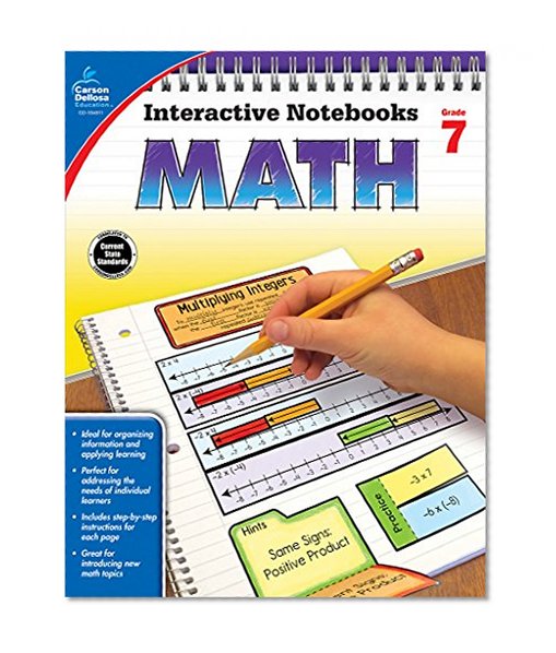 Book Cover Math, Grade 7 (Interactive Notebooks)