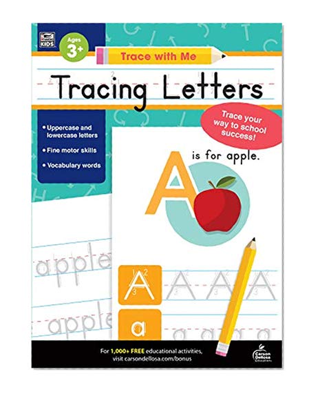 Book Cover Trace with Me Tracing Letters