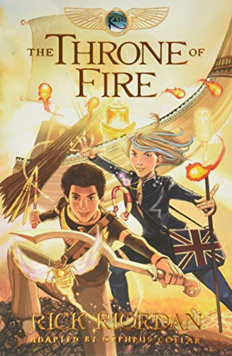 Book Cover The Throne of Fire (Kane ), The Graphic Novel