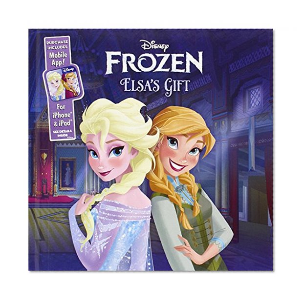 Book Cover Elsa's Gift: Purchase Includes Mobile App! For iPhone & iPad (Disney Frozen)