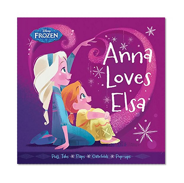 Book Cover Frozen Anna Loves Elsa