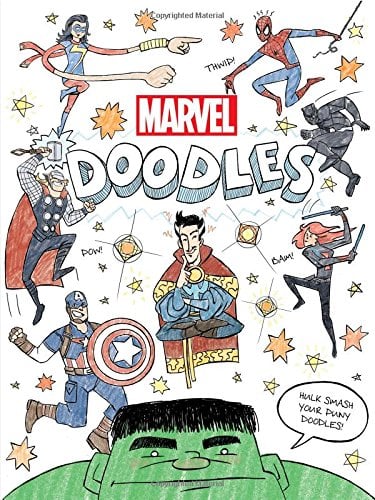 Book Cover Marvel Doodles (Doodle Book)