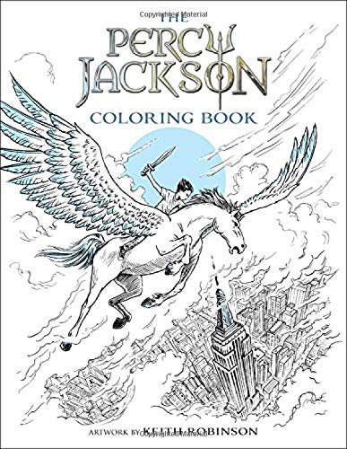 Book Cover Percy Jackson and the Olympians The Percy Jackson Coloring Book (Percy Jackson & the Olympians)