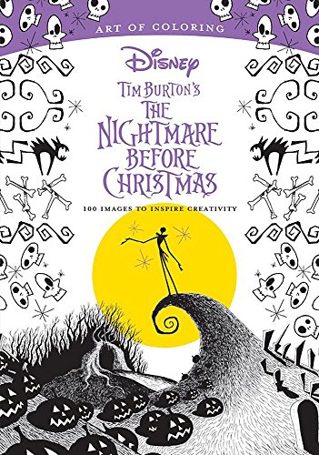 Book Cover Art of Coloring: Tim Burton's The Nightmare Before Christmas: 100 Images to Inspire Creativity