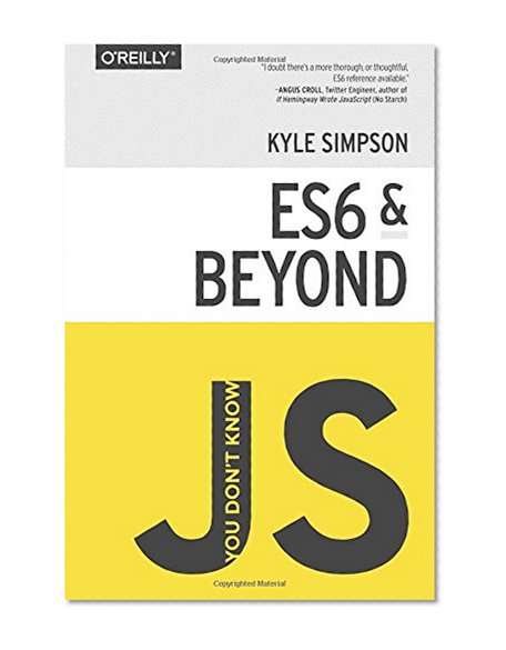 Book Cover You Don't Know JS: ES6 & Beyond