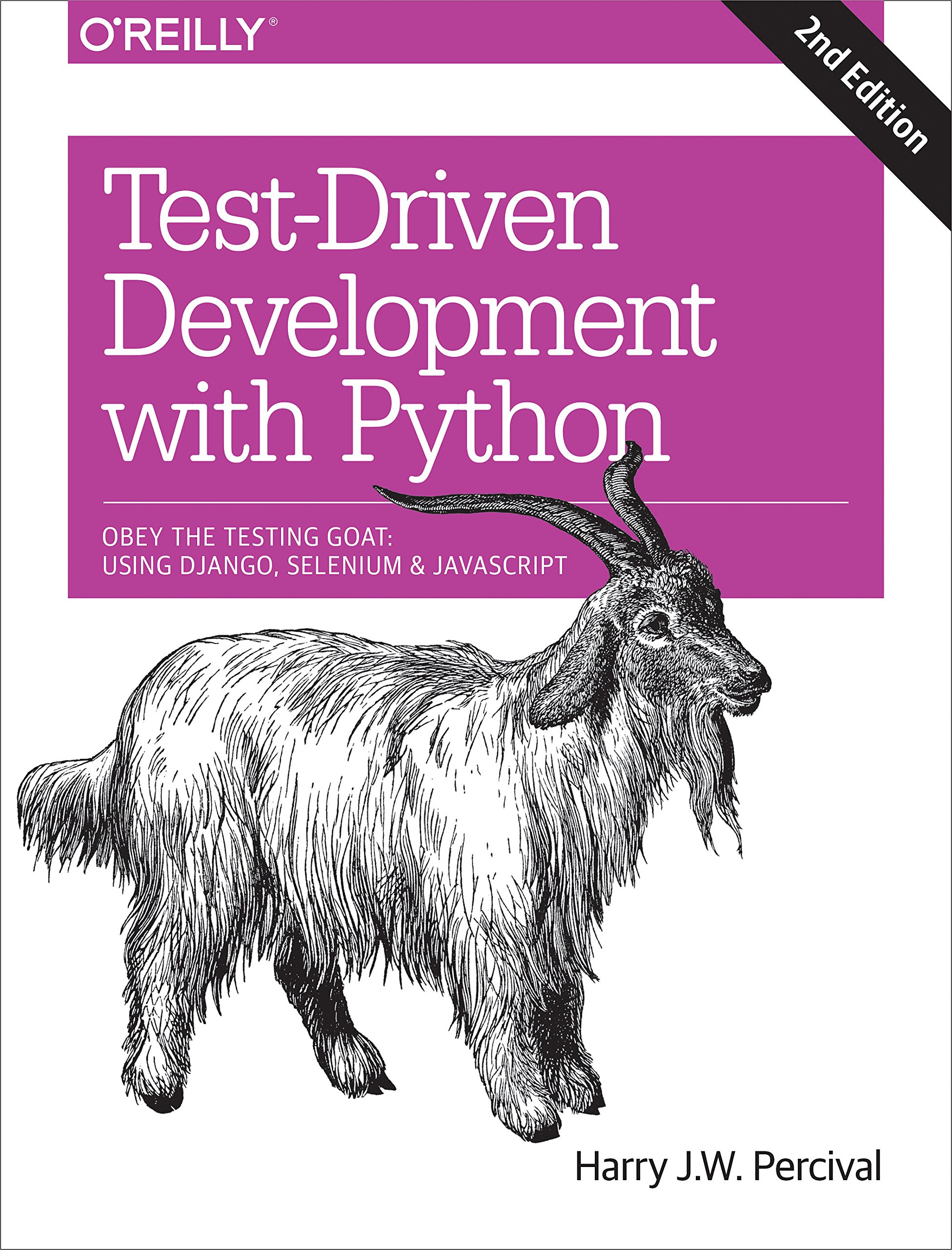 Book Cover Test-Driven Development with Python: Obey the Testing Goat: Using Django, Selenium, and JavaScript