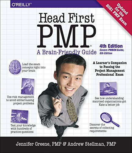 Book Cover Head First PMP: A Learner's Companion to Passing the Project Management Professional Exam
